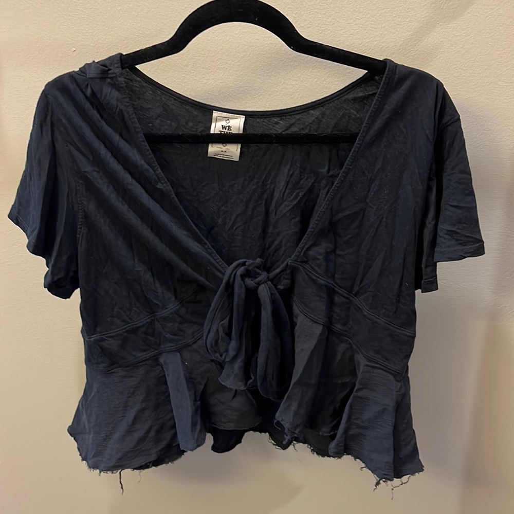 We The Free front tie blouse